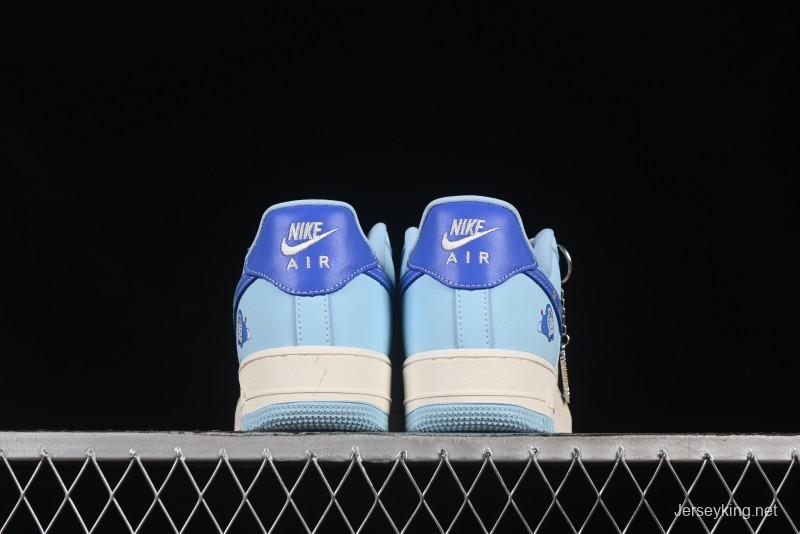 Nike Air Force 1'07 Low Doraemon Casual Sneakers with Full-Length Air Cushion - DF0188-059