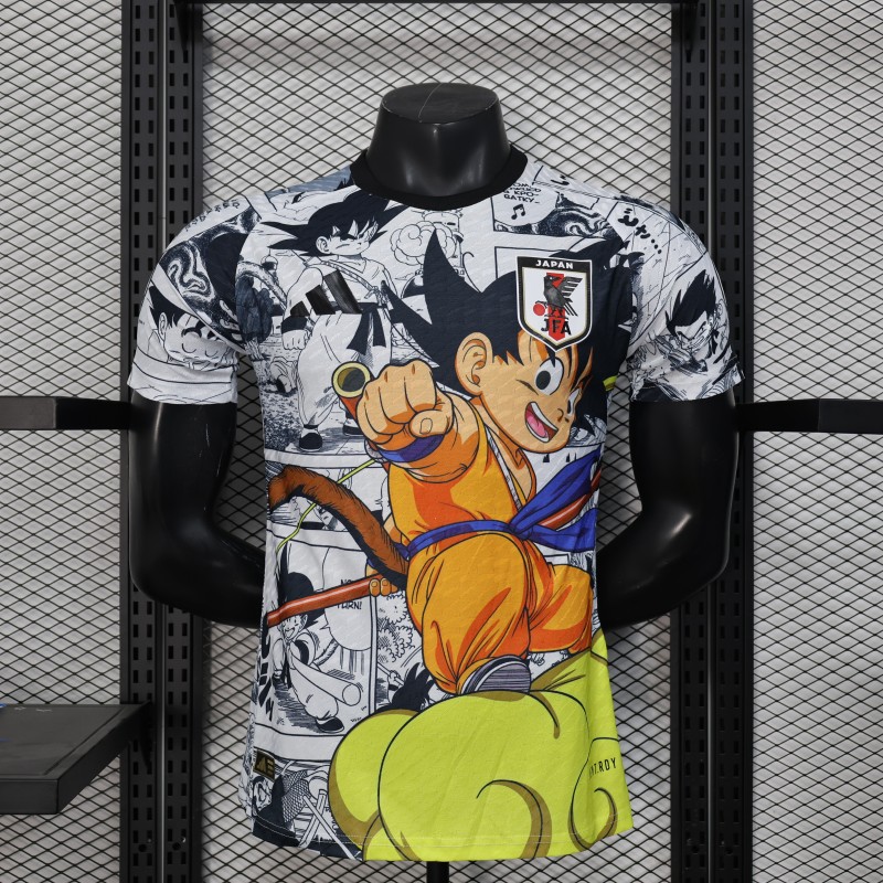 Player Version 2025 Japan Blue/White with One Piece Manga Jersey