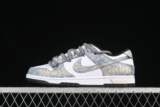 Nike SB Dunk Low Wheat Strap Low-Top Casual Skate Shoes - DD1391-100