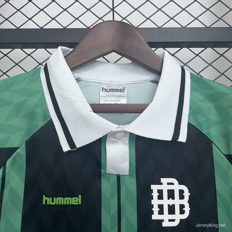 25/26 Real Betis Green with Black Vertical Stripes Jersey