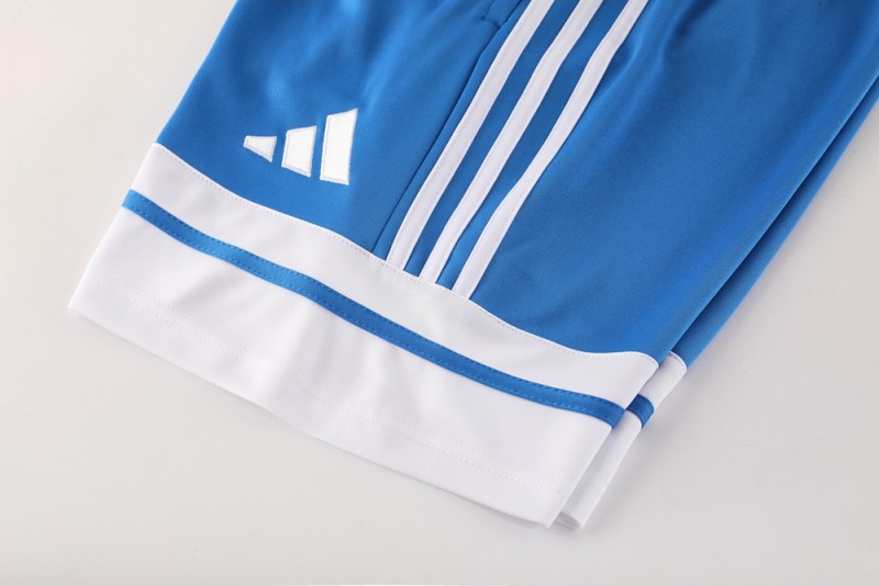 2025 Adidas Blue Short Sleeve Jersey+Shorts