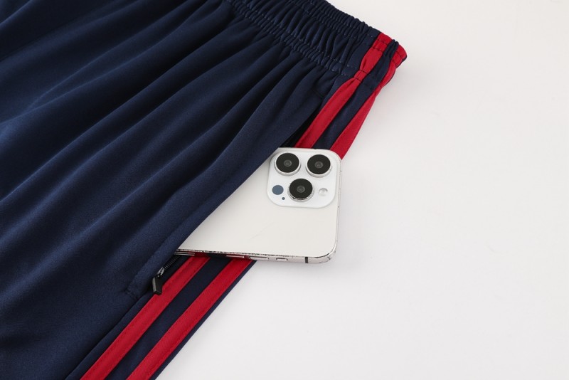 2025 Adidas Black/Red Short Sleeve Jersey+Shorts