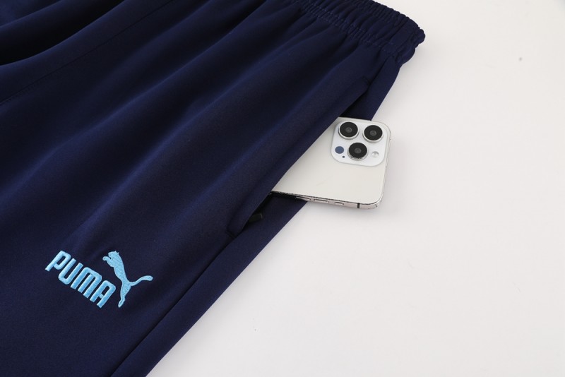 25/26 Olympique Marseille Blue/Navy Full Zipper Jacket +Long Pants