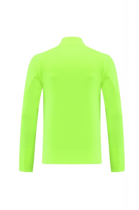 2025 Adidas Purple/Neon Green Half Zipper Jacket +Long Pants