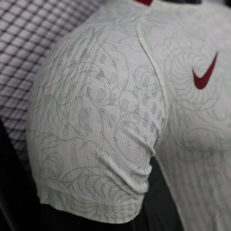 Player Version 2025 China Away WHITE  Jersey