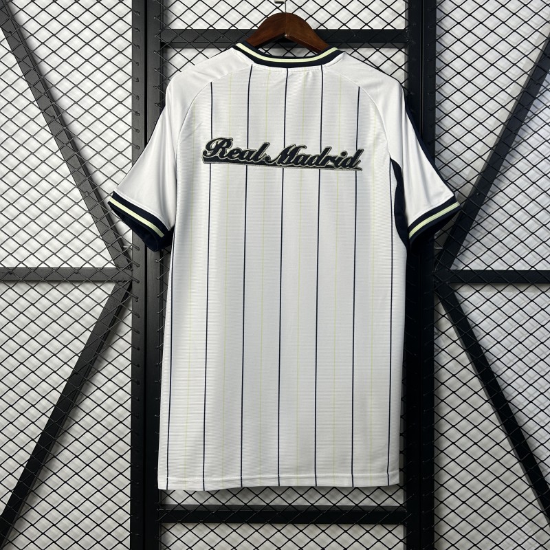 25/26 Real Madrid US Pack Baseball Jersey
