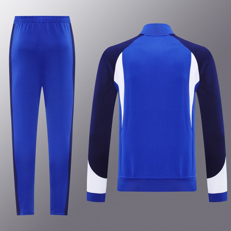 2025 NIKE Blue/Navy Full Zipper Jacket + Long Pants