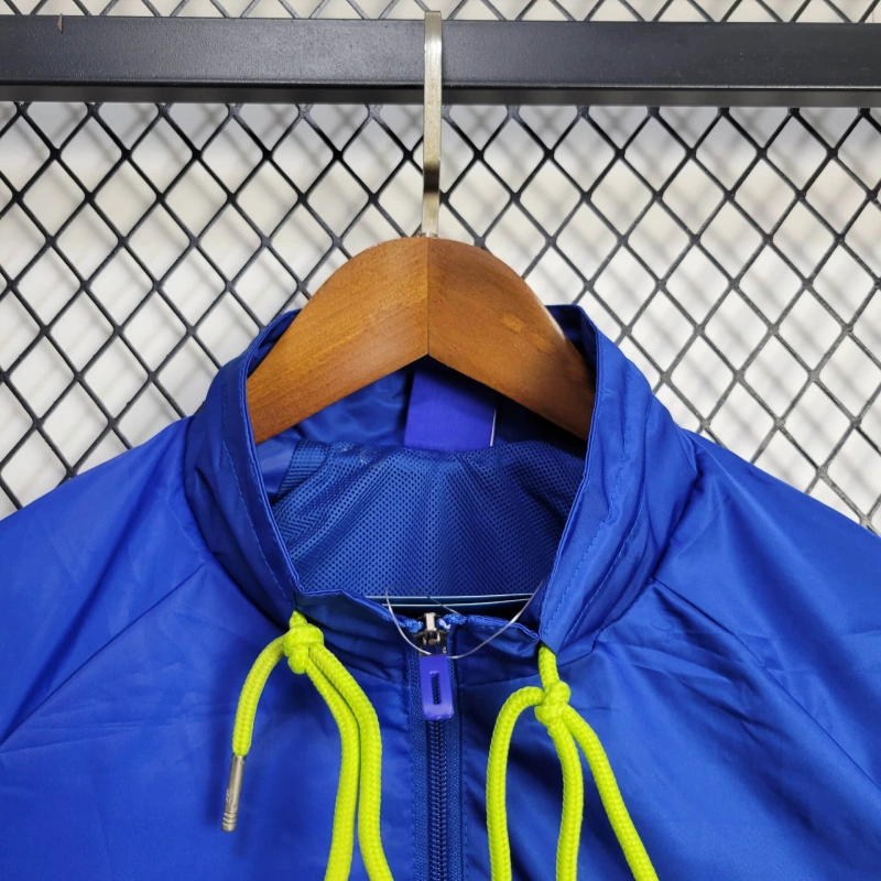 25/26 Boca Juniors Jacket Blue Windbreaker