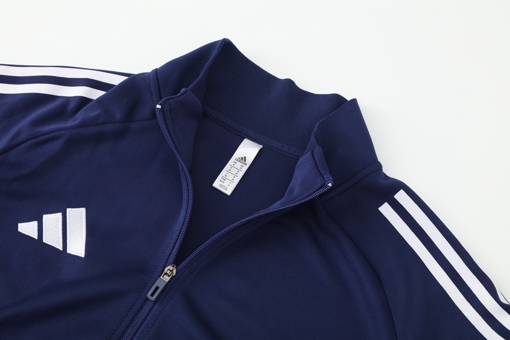 2025 Adidas Navy Full Zipper Jacket + Long Pants