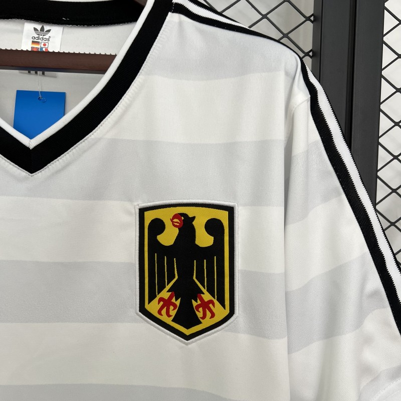 1984 Retro Germany White Jersey