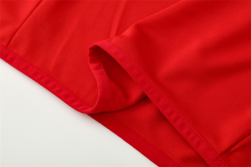 Retro 02/03 Manchester United Red Half Zipper Jacket