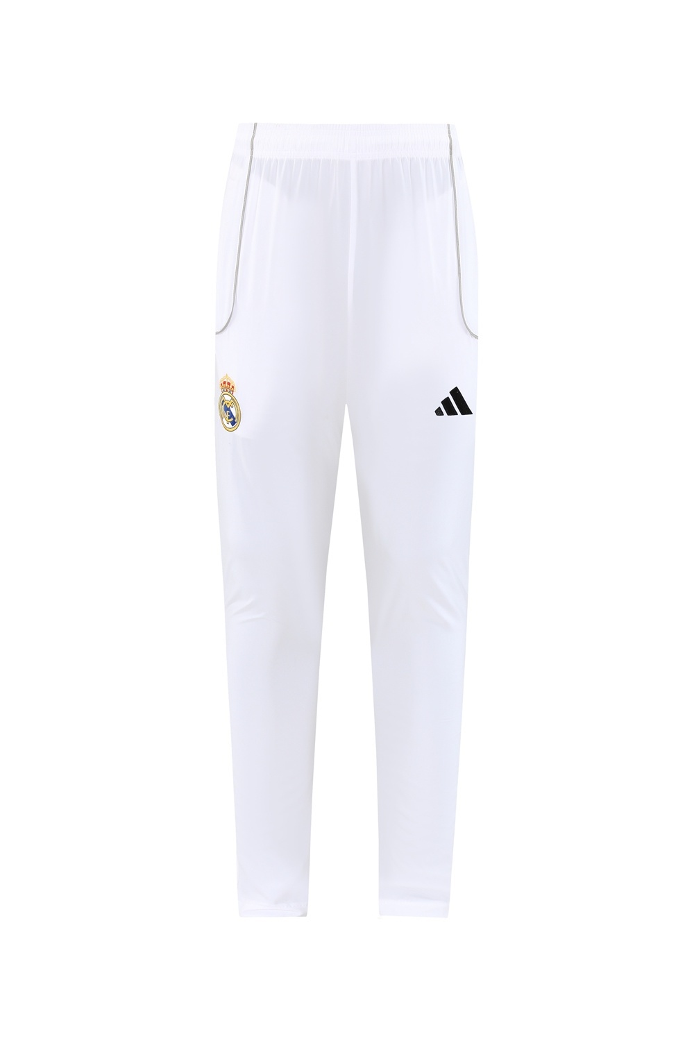 25/26 Real Madrid White Half Zipper Jacket+Long Pants S-3XL