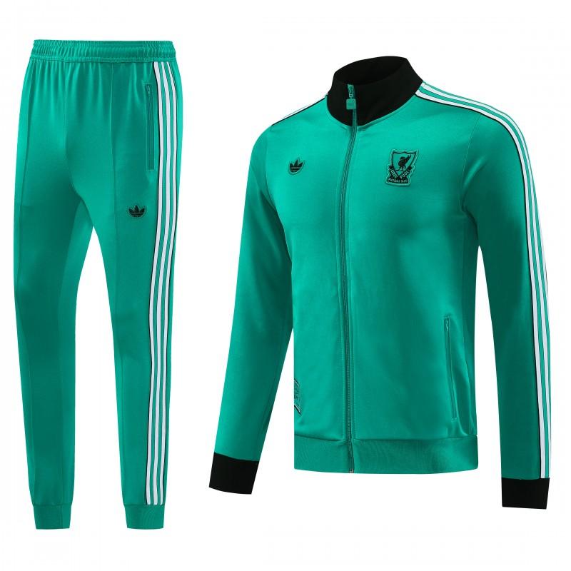 25/26 Liverpool Green Full Zipper Jacket +Long Pants
