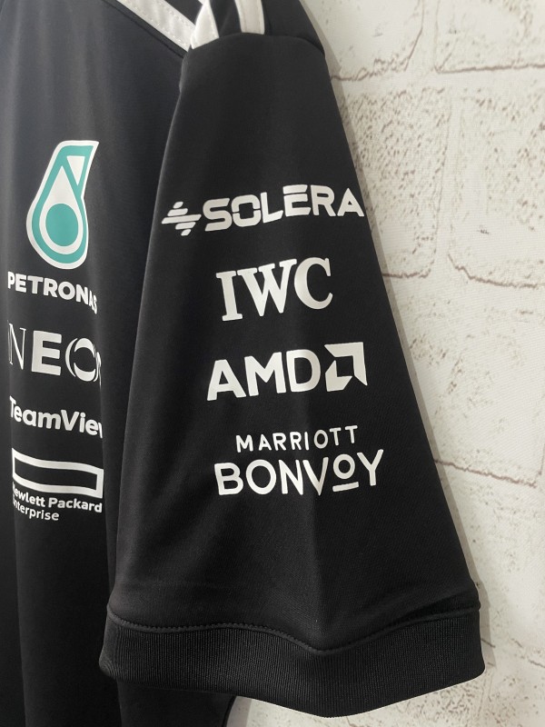 2025 F1 Mercedes-AMG Petronas Team Black Crew T-Shirt