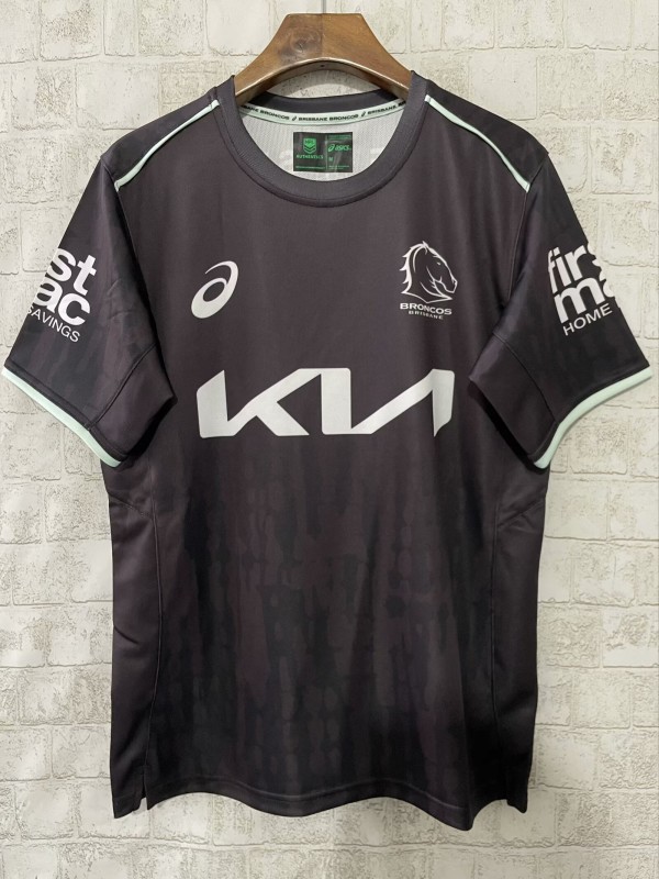 25/26 Brisbane Broncos Charcoal Grey Training Jersey