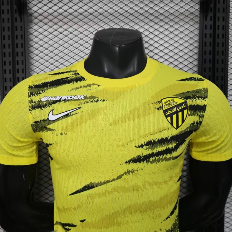 Player Version 25/26 Al-Ahli Saudi  Yellow Pre-Match Jersey