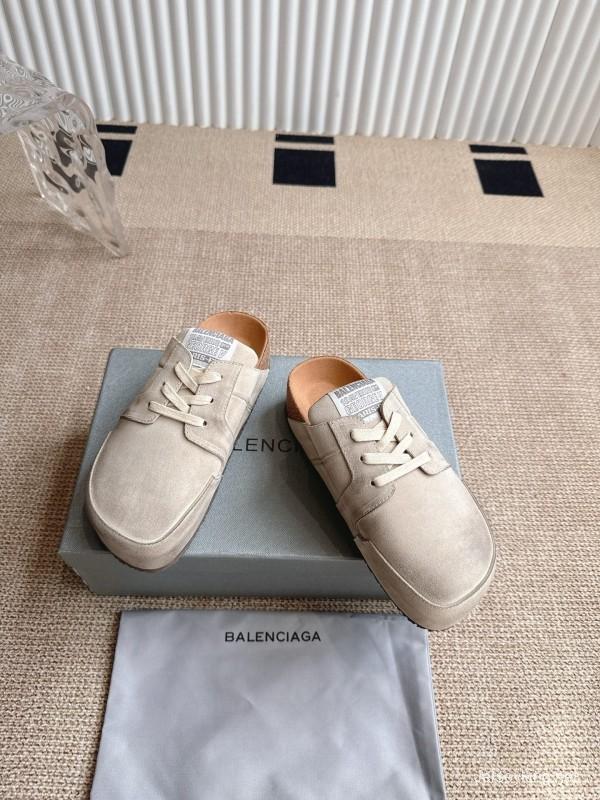 Balenciaga Birkenstock Boston Soft Footbed Platform Sandals - AS00260