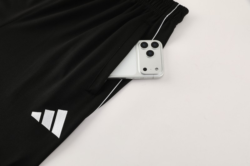 25/26  Adidas White Full zipper Jacket Tracksuit+ long pants