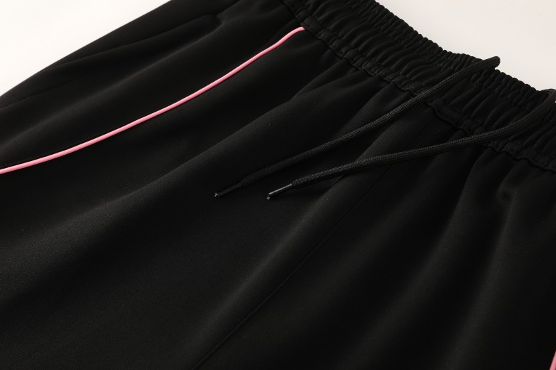 25/26  Juventus Black  Full zipper Jacket Tracksuit+ long pants