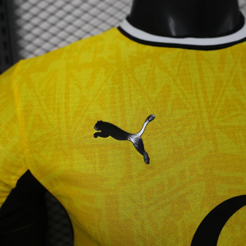 25/26 Player Version Borussia Dortmund Yellow with Black Trim Cup Jersey