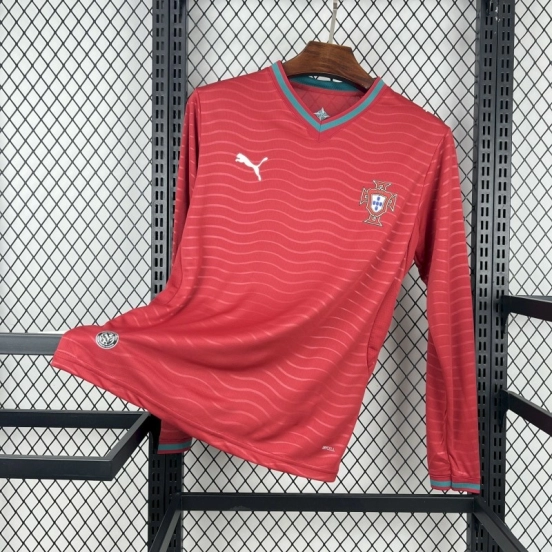 2026 Portugal World Cup Home Long Sleeves Jeresy