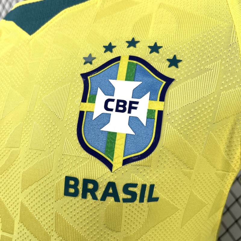 2026 Player Version Mens Brazil World Cup Home Jersey