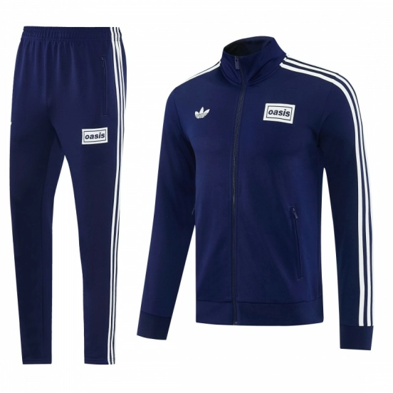 2026 Adidas Navy Blue Full Zipper Jacket + Long Pants