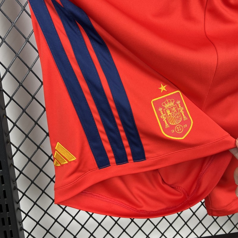 2026 Mens Spain World Cup Home Shorts