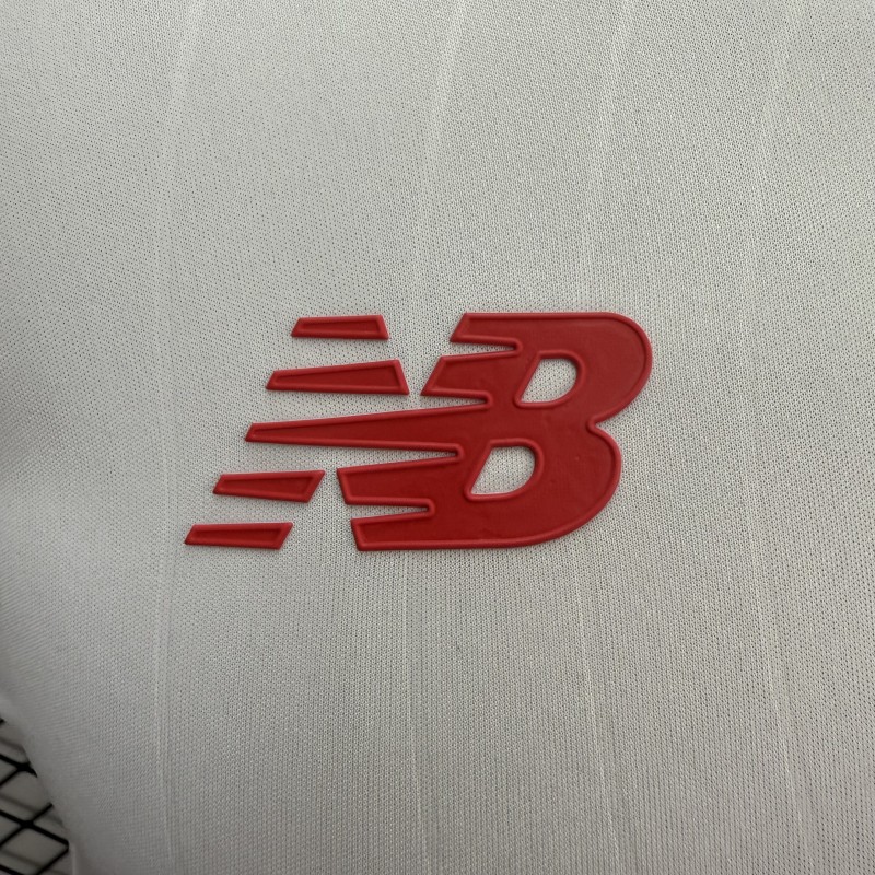 Player Version 26/27 Deportivo Toluca FC New Balance Away White Red Jersey