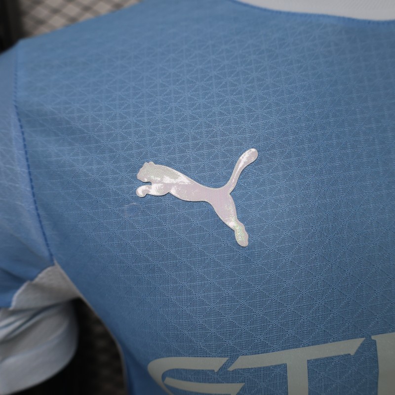 Player Version 26/27 Manchester City Sky Blue with White Side Panel Home Jersey