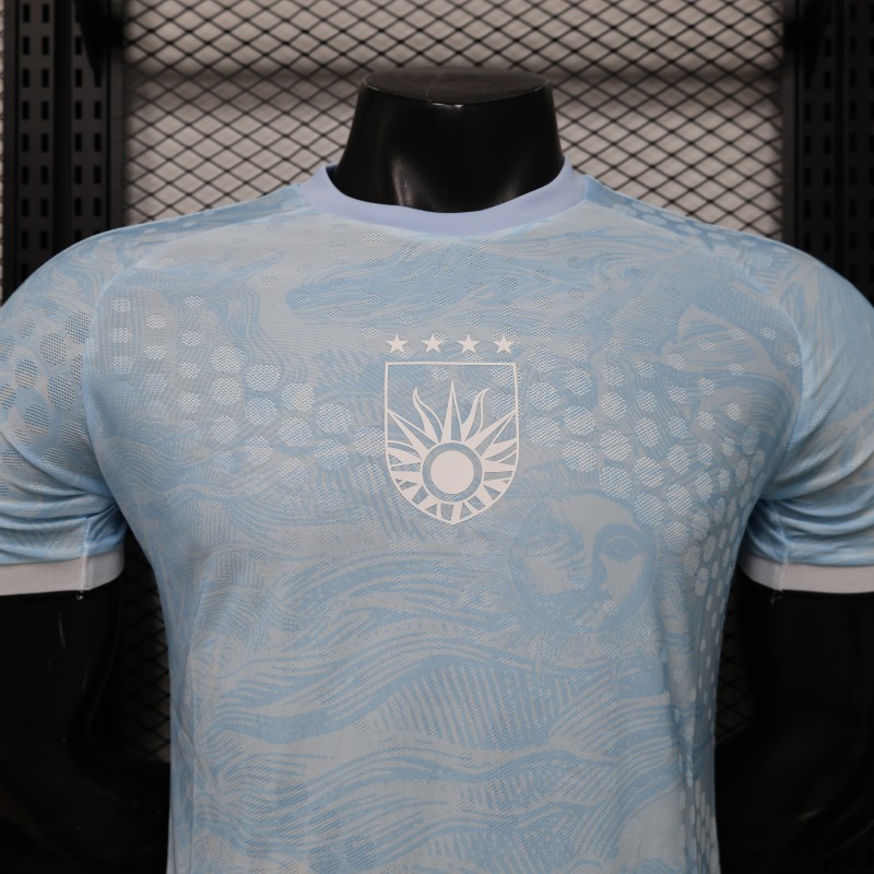 Player Version 2026 Uruguay Home  Light Blue Special Edition Jersey