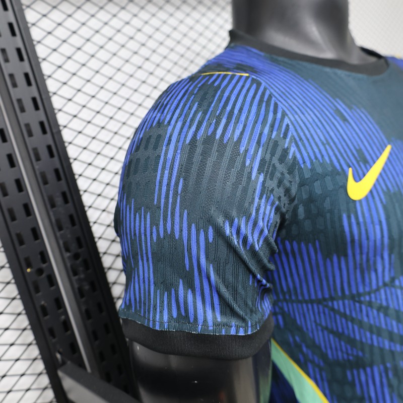 Player Version 2026 Brazil Navy Blue  Special Edition Away Jersey