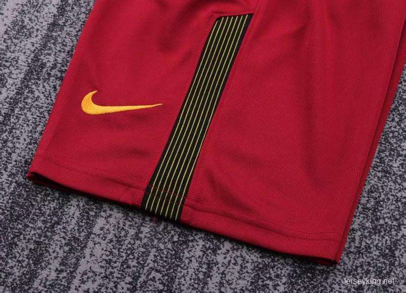 Retro Kids 17/18  AS Roma Home Jersey
