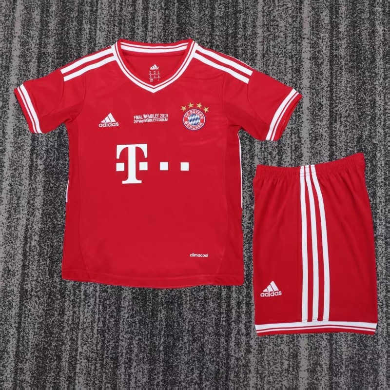 Retro Kids 13/14 Bayern Munich Home Jersey