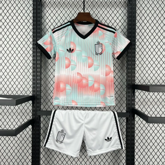2026 Kids Belgium World Cup Away Kit