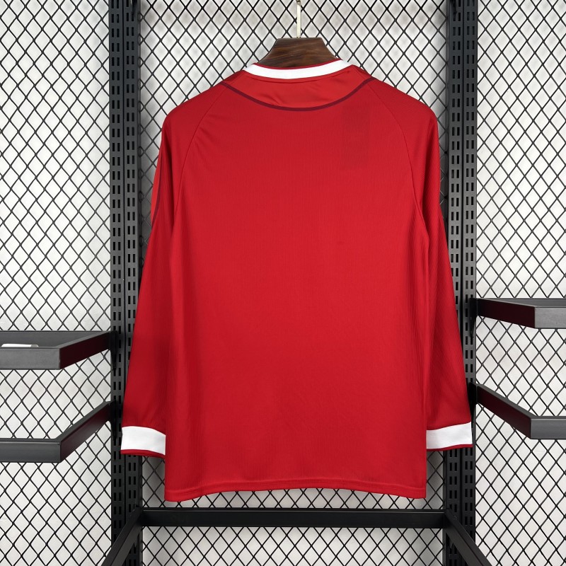 2002/04 Retro Liverpool Home Long Sleeve Jersey