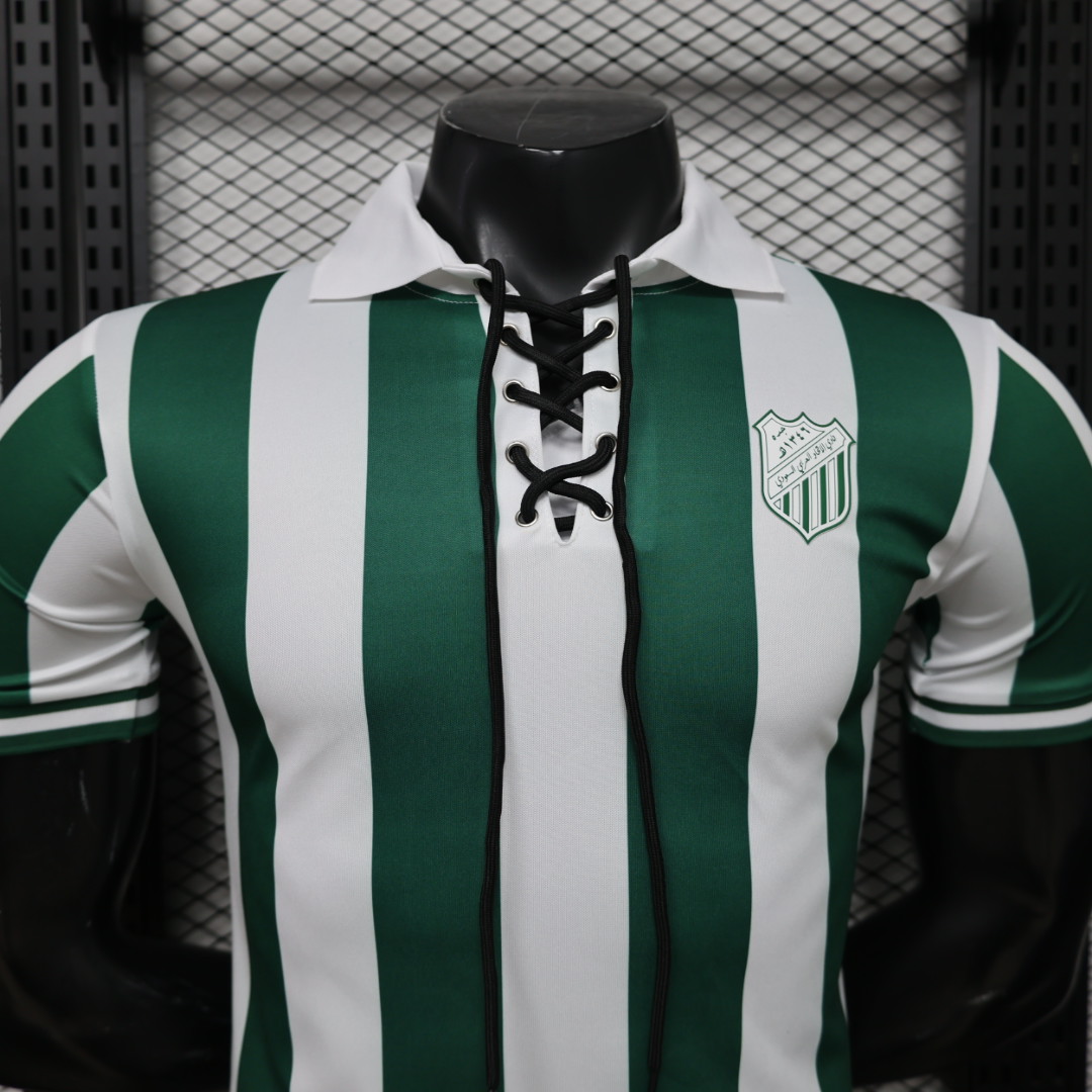 Player Version  26/27 Al Ittihad  Green & White Stripe Special Edition Jersey