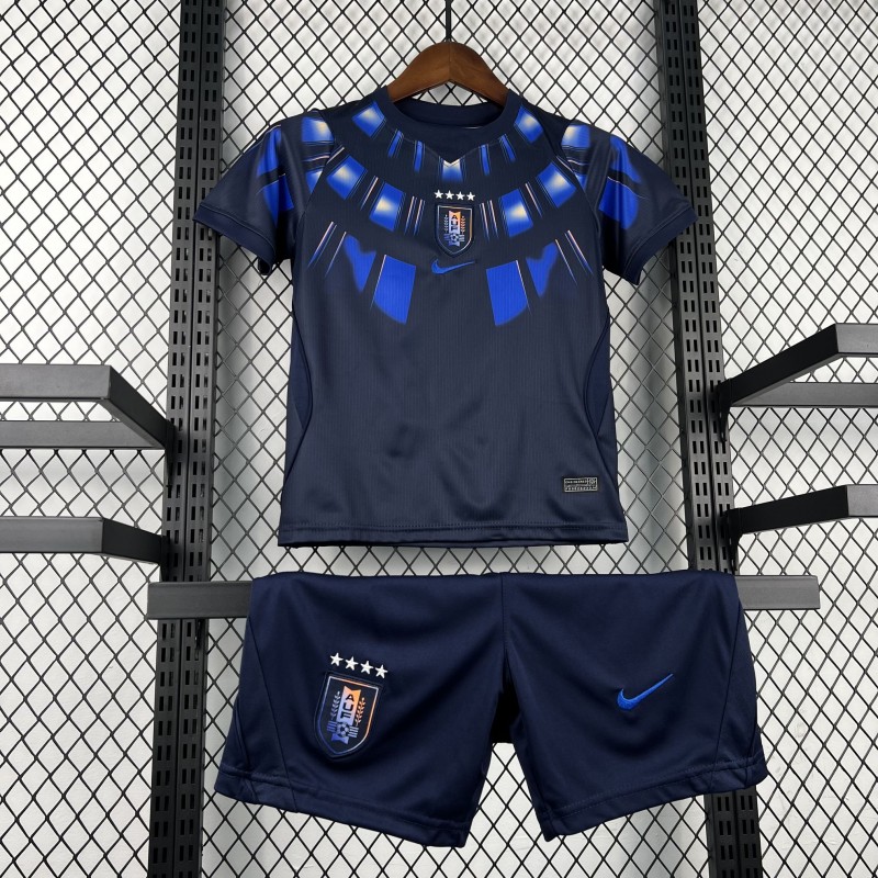 2026 Kids Uruguay World Cup Away Kit