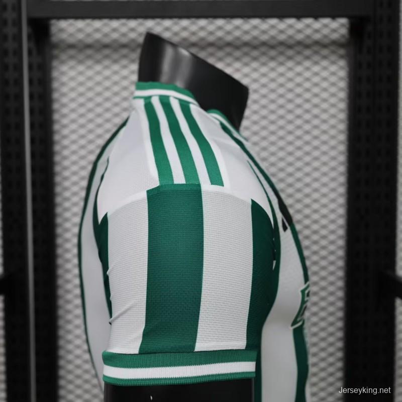 Player Version 26/27 Real Madrid Green & White Stripes Special Edition Jersey