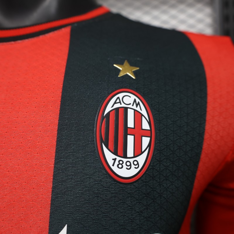 Player Version 26/27 AC Milan Home Long Sleeve Jersey