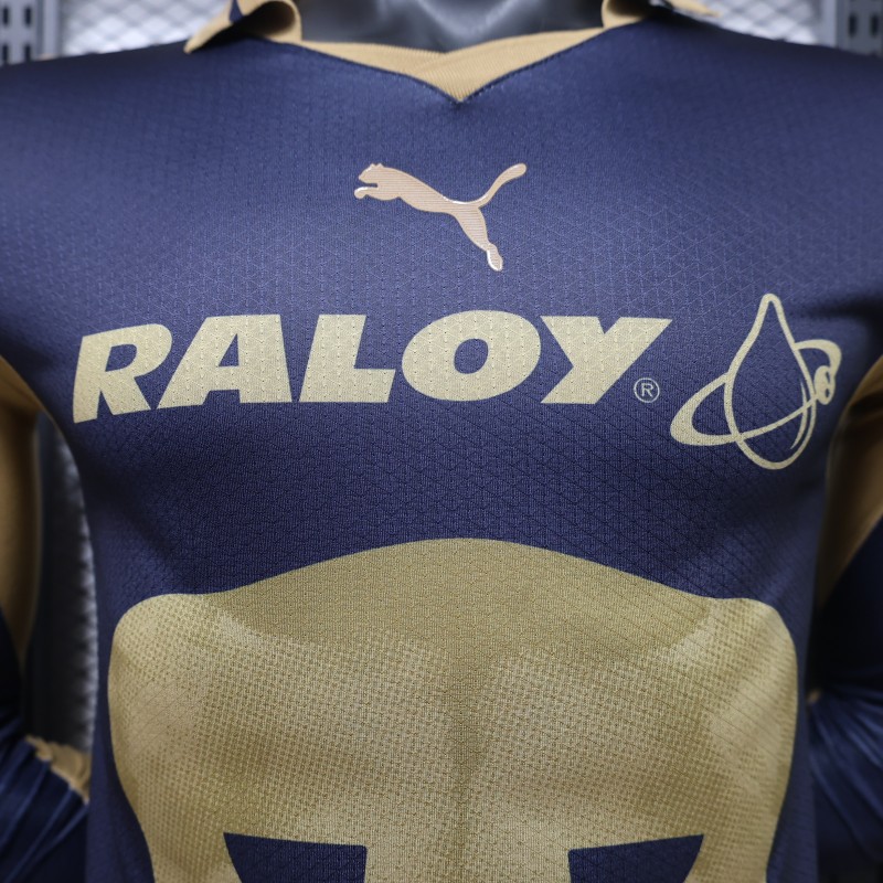Player Version 26/27 Pumas UNAM Home Long Sleeve Jersey