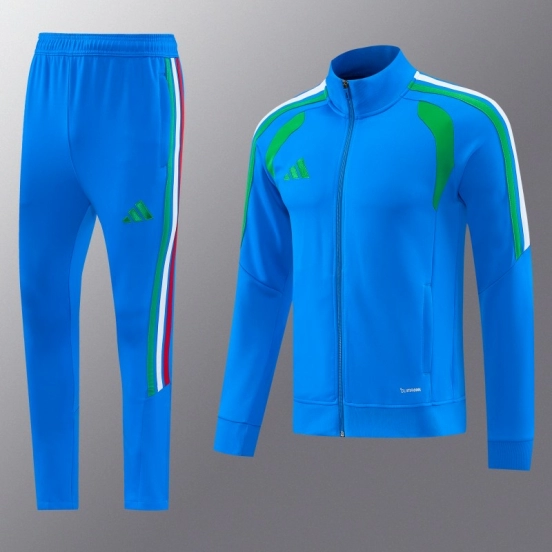 26/27 Air Jordan  Bright Blue Full Zipper Jacket + Long Pants