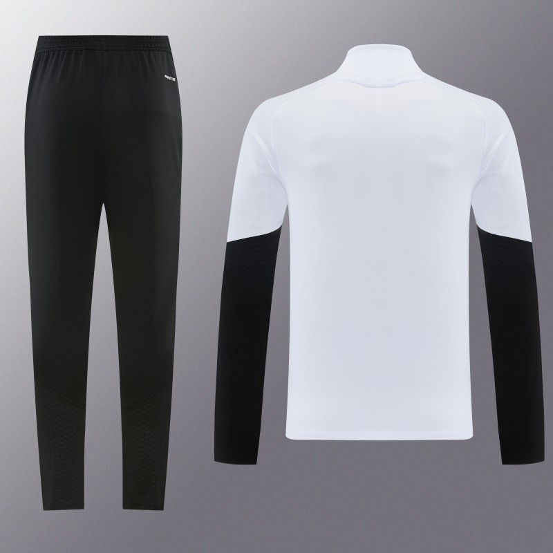 26/27 Liverpool White Half Zipper Jacket Tracksuit + Long Pants