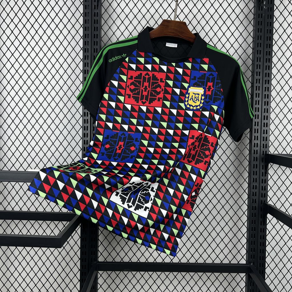 1990 Retro Argentina Goalkeeper Jersey