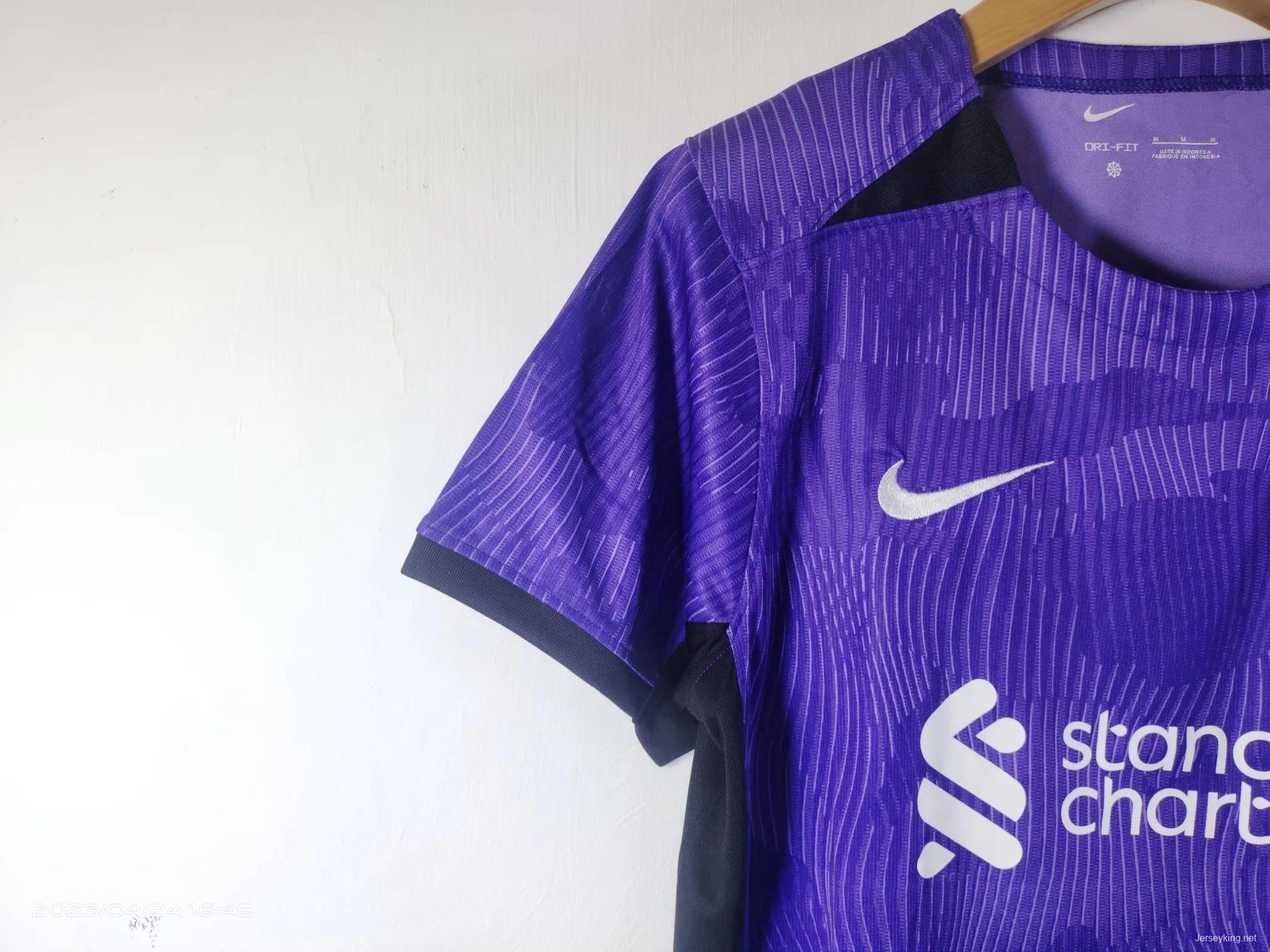 23/24 Liverpool Third Purple Jersey