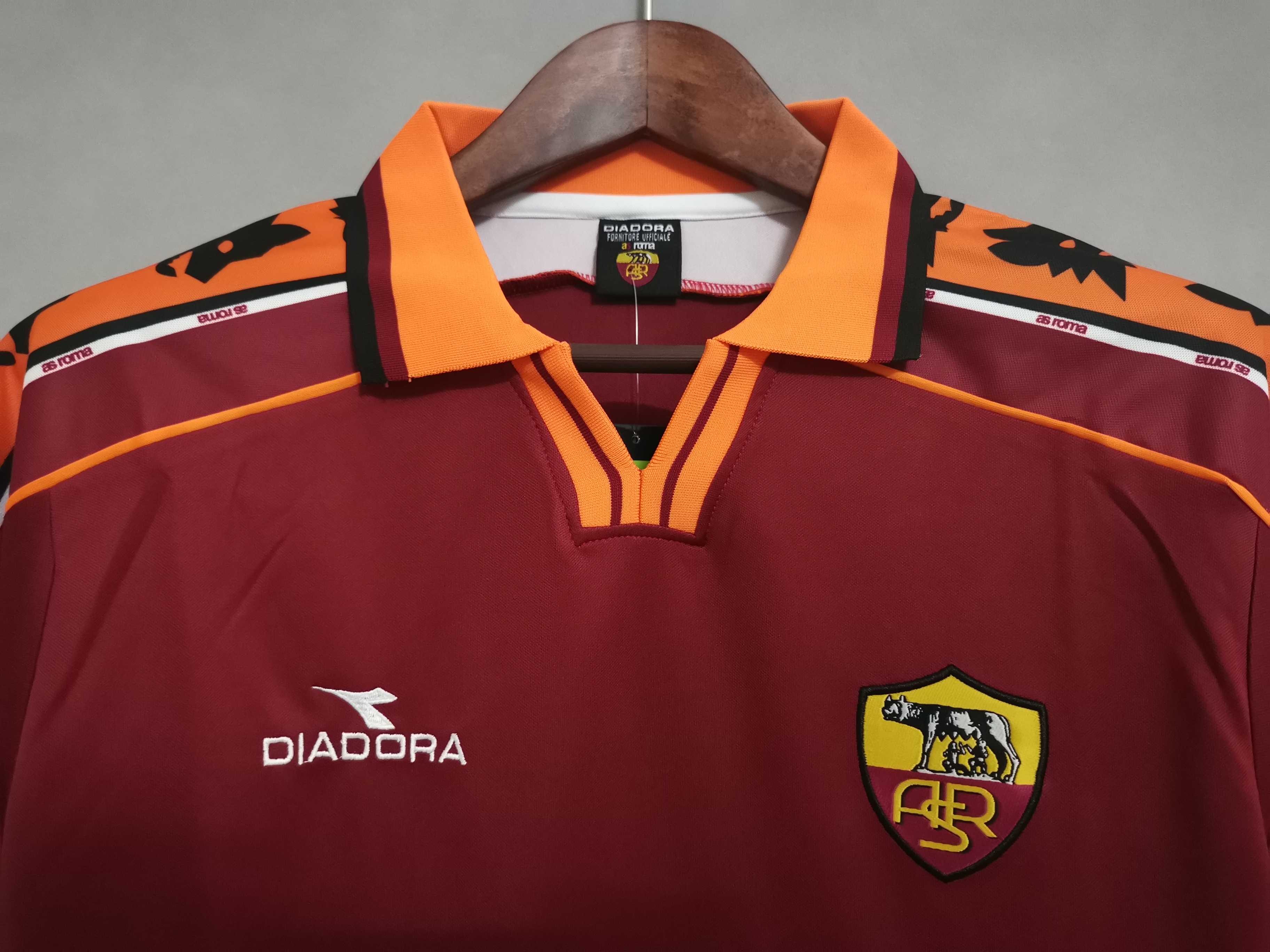 Retro 98 99 AS Roma Home Jersey