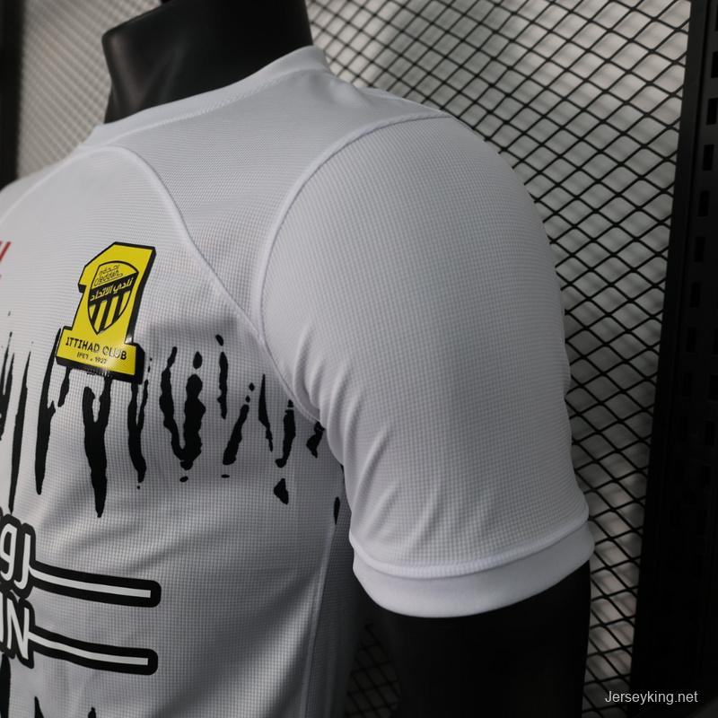 Player Version 23/24 Al-Ittihad Away White Jersey