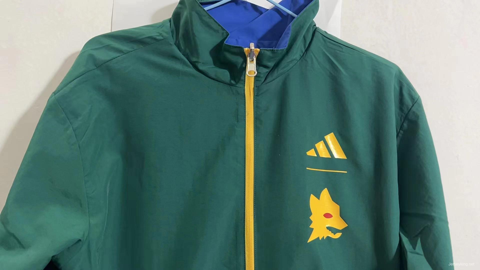 23/24 Roma Blue/Green Reversible Full Zipper Jacket