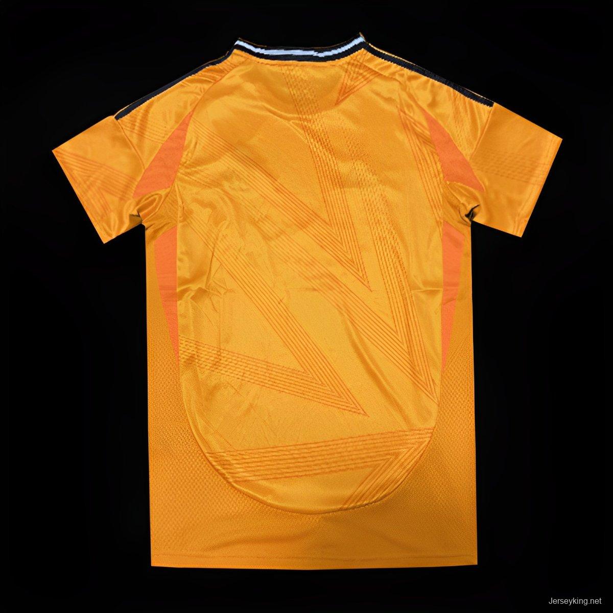 24/25 Real Madrid Away Orange Jersey