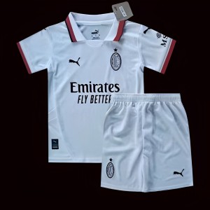 24/25 Kids AC Milan Away  White Jersey